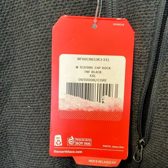 NWT The North Face Charcoal Zip-Up Jacket - Picture 3 of 7